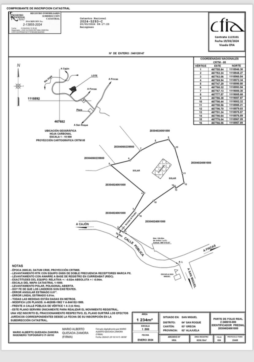 1-69-5 Lote Grecia San Miguel - 377 m2